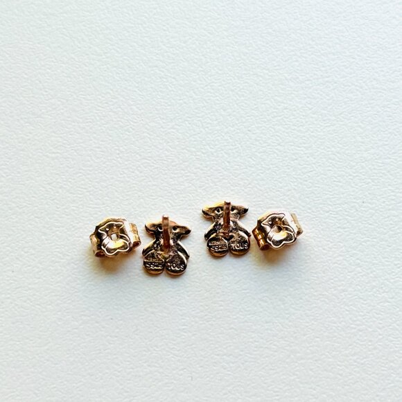 3636 TOUS BEAR SILVER EARRINGS JEWELRY - Picture 2 of 4